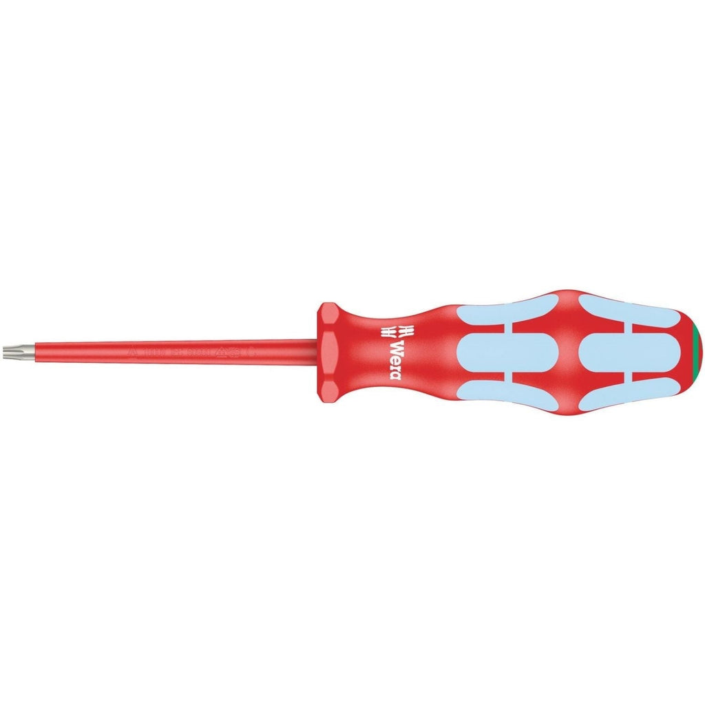 Wera 3167 I VDE Insulated Torx Screwdriver, Stainless Steel, Torx 15x80-mm.