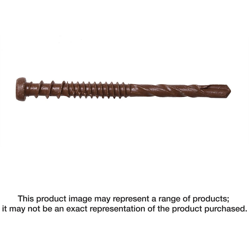 Simpson Strong-Tie DCSD238STN01 Deck-Drive DCSD COMPOSITE-TO-STEEL Screw (Collated), #10 x 2-3/8-in. Quik Guard Tan 01, 1000-Pack