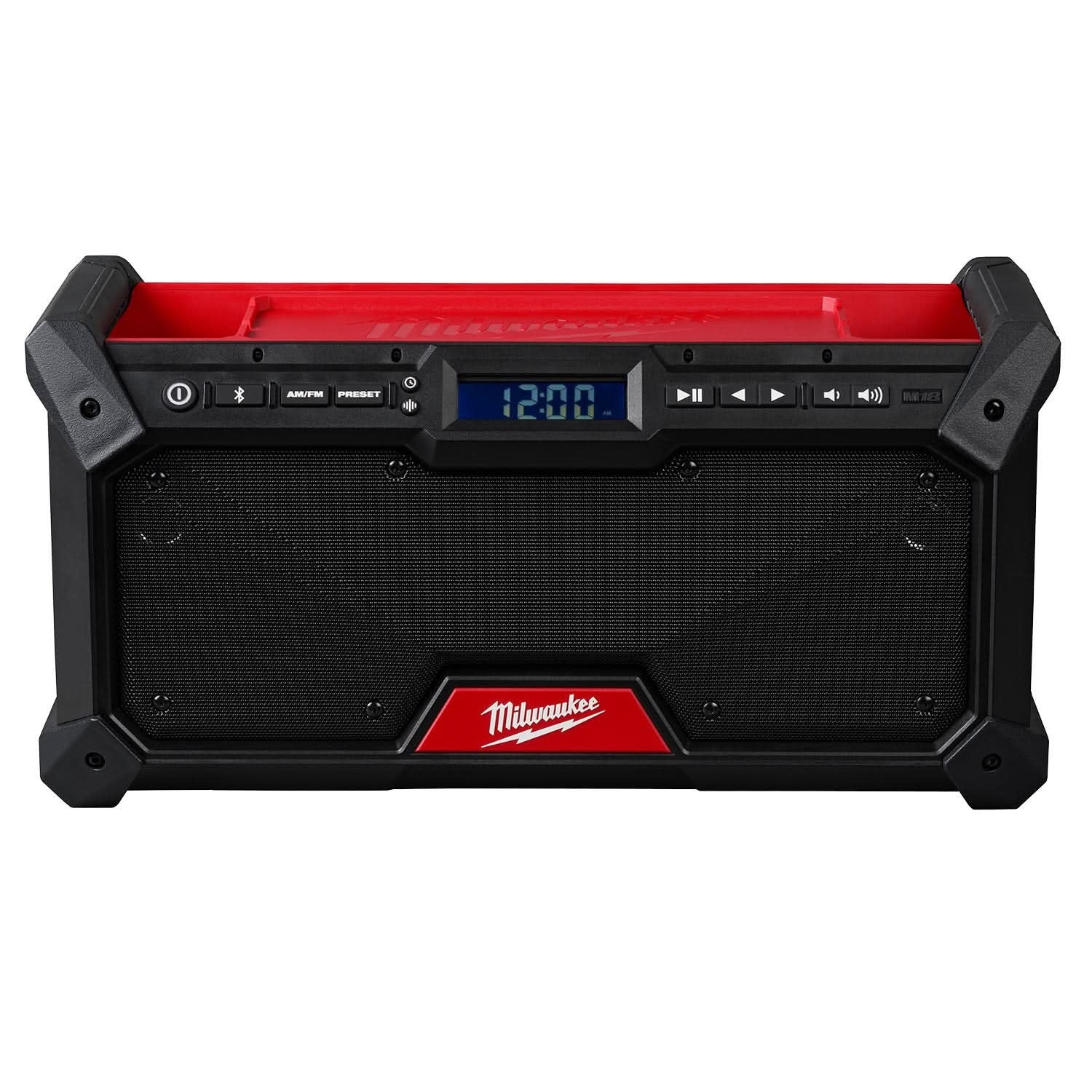 Milwaukee M18 ROVER Flood Light & Low Profile USB Headlamp Set with M18 Bluetooth Jobsite Radio