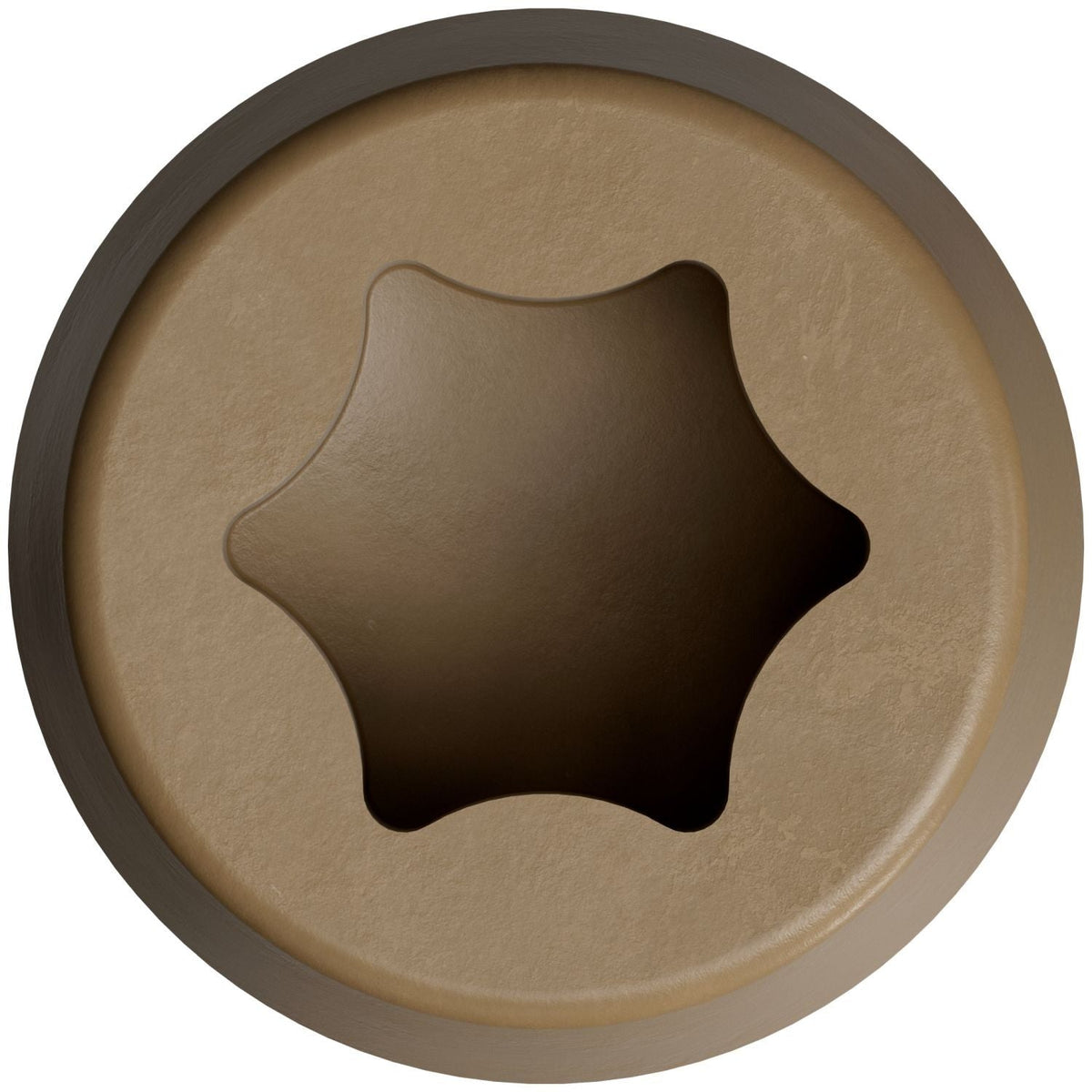 Simpson Strong-Tie DCU234SBR05 Deck-Drive DCU COMPOSITE Screw (Collated), #10 x 2-3/4-in. Quik Guard Brown 05, 1000-Pack