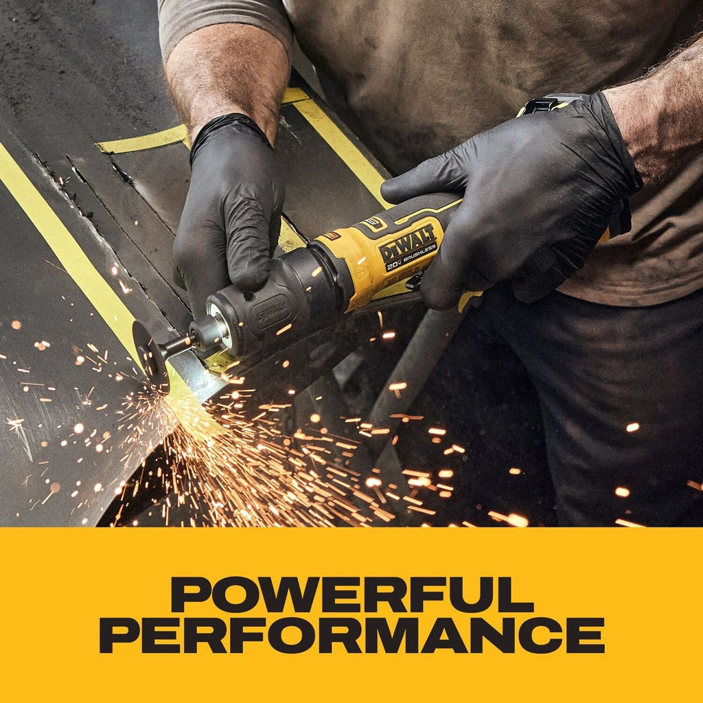DeWALT DCG420GE1 20V MAX ATOMIC Die Grinder Oil-Resistant 1.7Ah XR POWERSTACK Kit