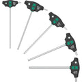 Wera 454/5 Hf Shk Set 1 Screwdriver Set T-Handle Screwdriver Hex-Plus With Holding Function, 5-Pieces