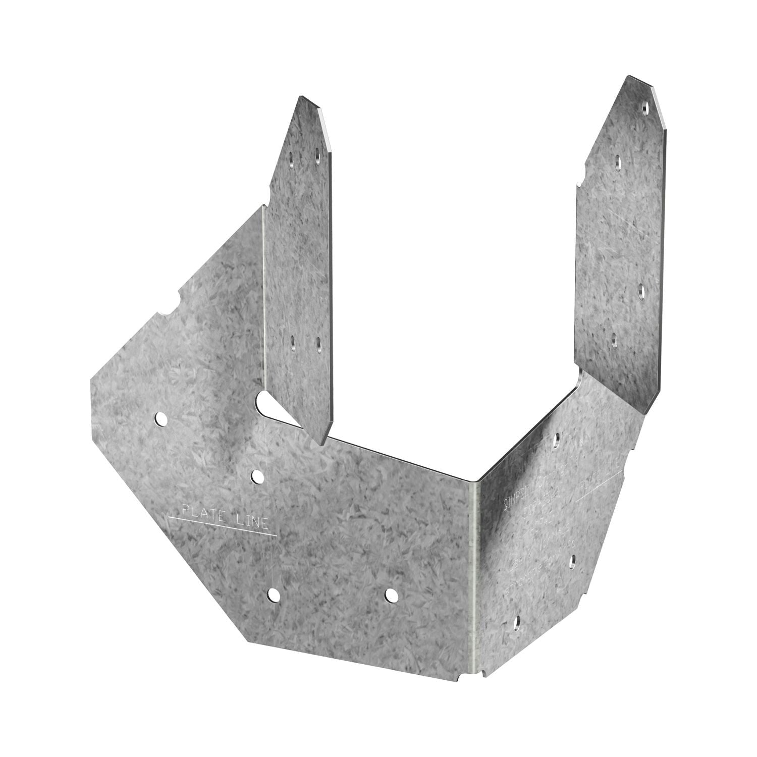 Simpson Strong-Tie HCP4Z HCP 18-Gauge ZMAX Galvanized Hip Corner Plate for 4x