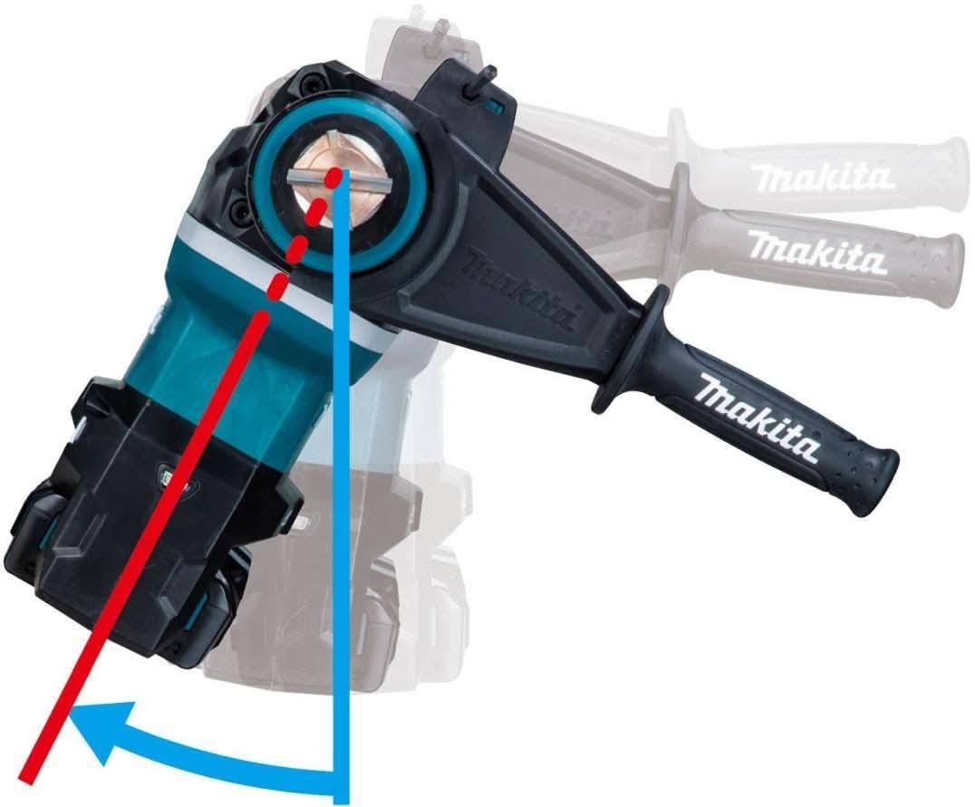 Makita GRH06PM 80V max (40V max X2) XGT Brushless 2" SDS-MAX AVT Rotary Hammer Kit, AFT, AWS Capable (4.0Ah)