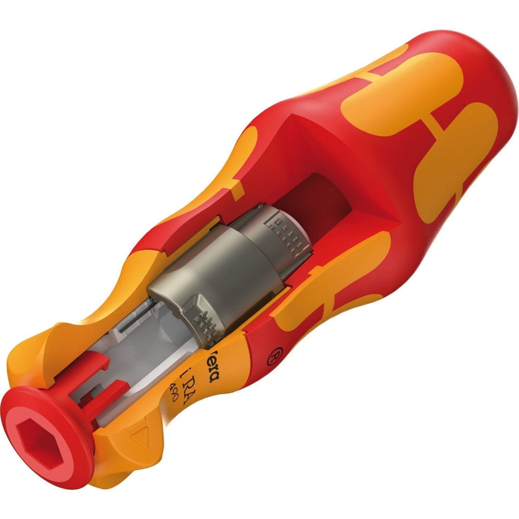 Wera 837 I Ra Kraftform Blade-Holding Handle With Ratchet Functionality, 9x115-mm.
