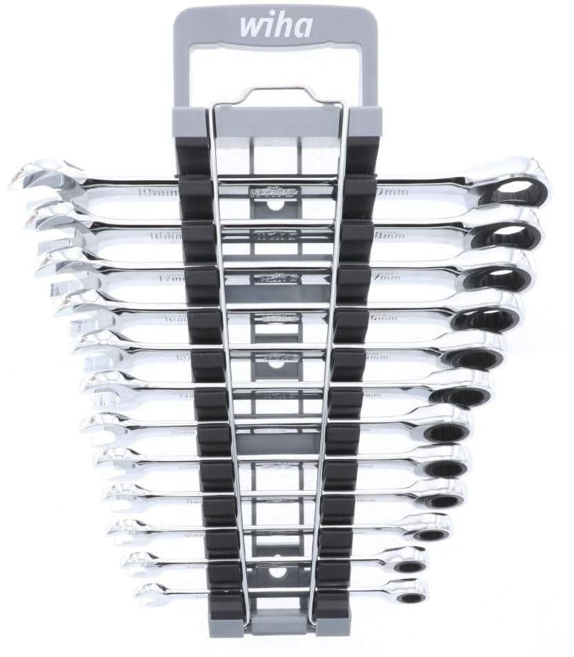 Wiha 30391 Combination Metric Ratchet Wrenches 12 Piece Set