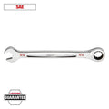 Milwaukee 9/16-in. SAE Ratcheting Combination Wrench with MAX BITE Open-End Grip (45-96-9218)