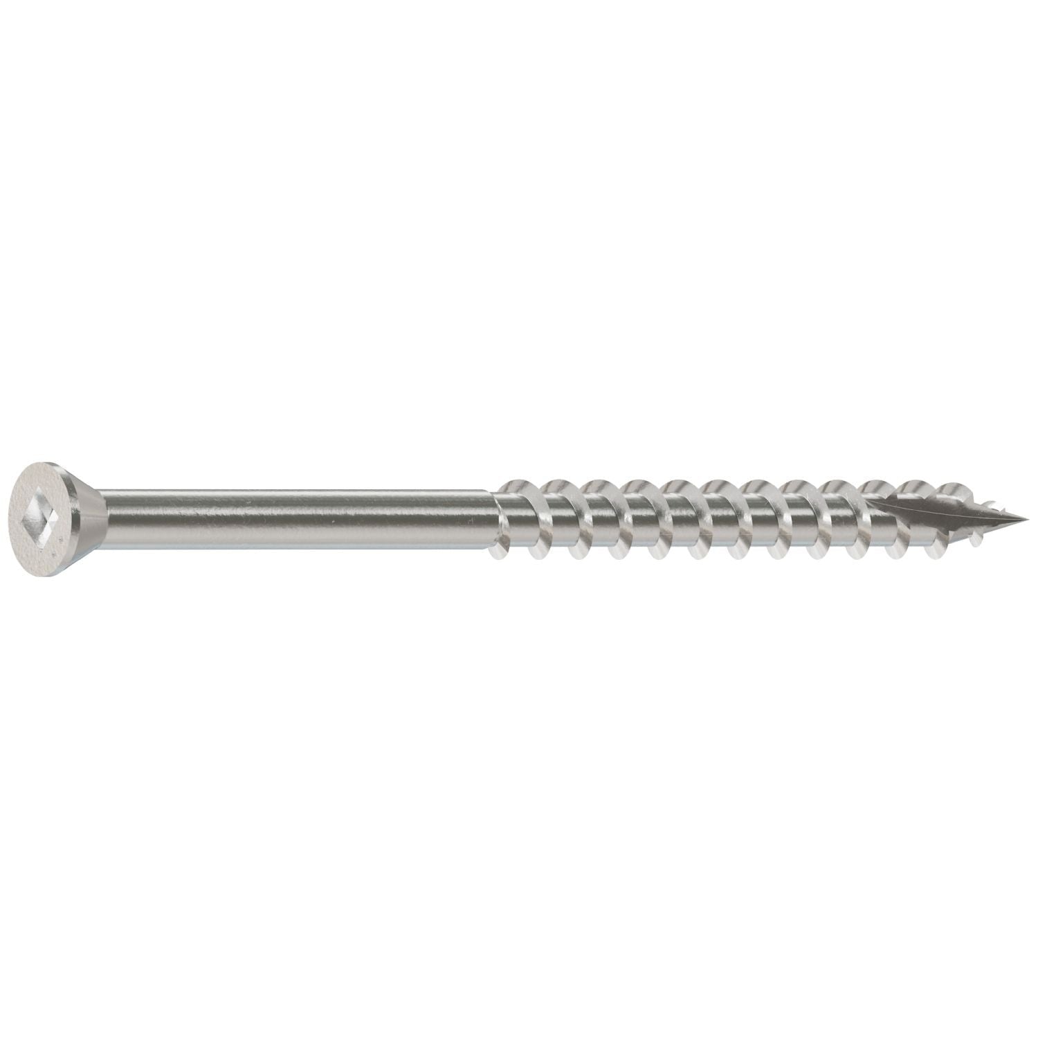 Simpson Strong-Tie S07250FB1 Trim-Head Screw, Square Drive, #7 x 2-1/2-in. #1 SQ, Type 305, 1-lb.
