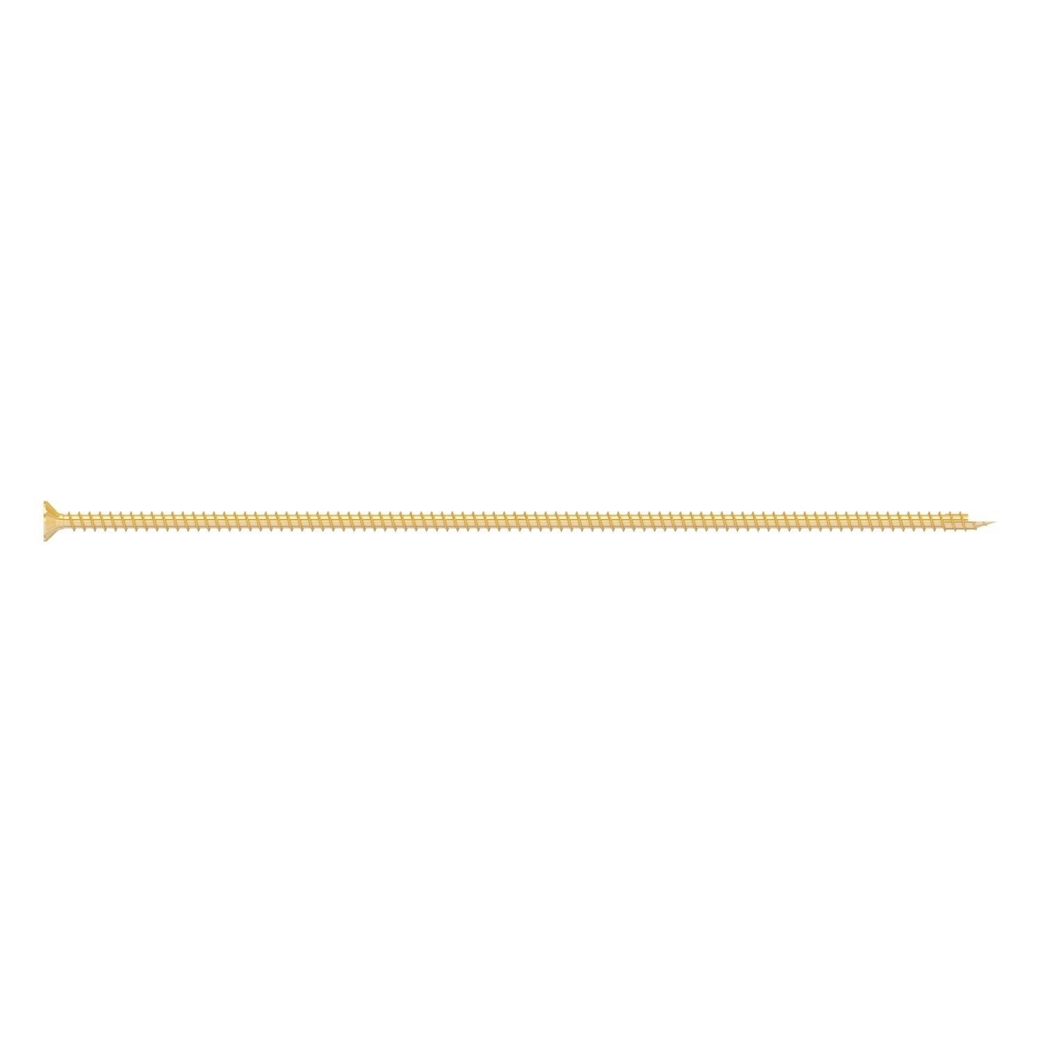 Simpson Strong-Tie SDCF221334 Strong-Drive SDCF TIMBER-CF Screw, 0.315-in. x 13-3/4-in. T40, Yellow Zinc, 250-Pack