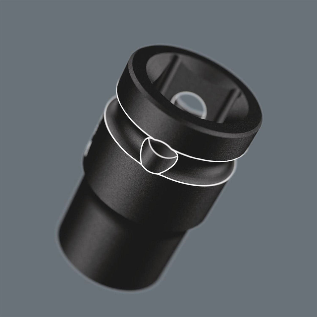 Wera 8790 B Impaktor Socket With 3/8-in. Drive, 7/8-in.x32-mm.