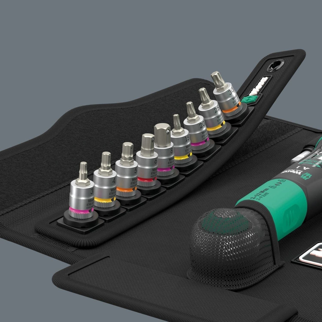 Wera Safe-Torque A 1 Shk Set 1, 1/4-in. Square Head, 2-12 Nm, 20-Pieces