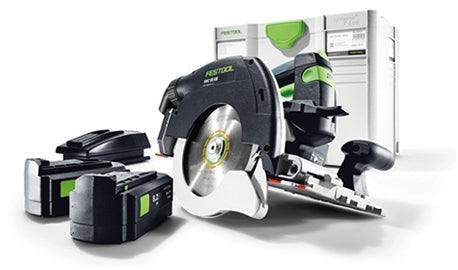 Festool 201371 HKC 55 Cordless AirStream Track Saw 5.2Ah PLUS