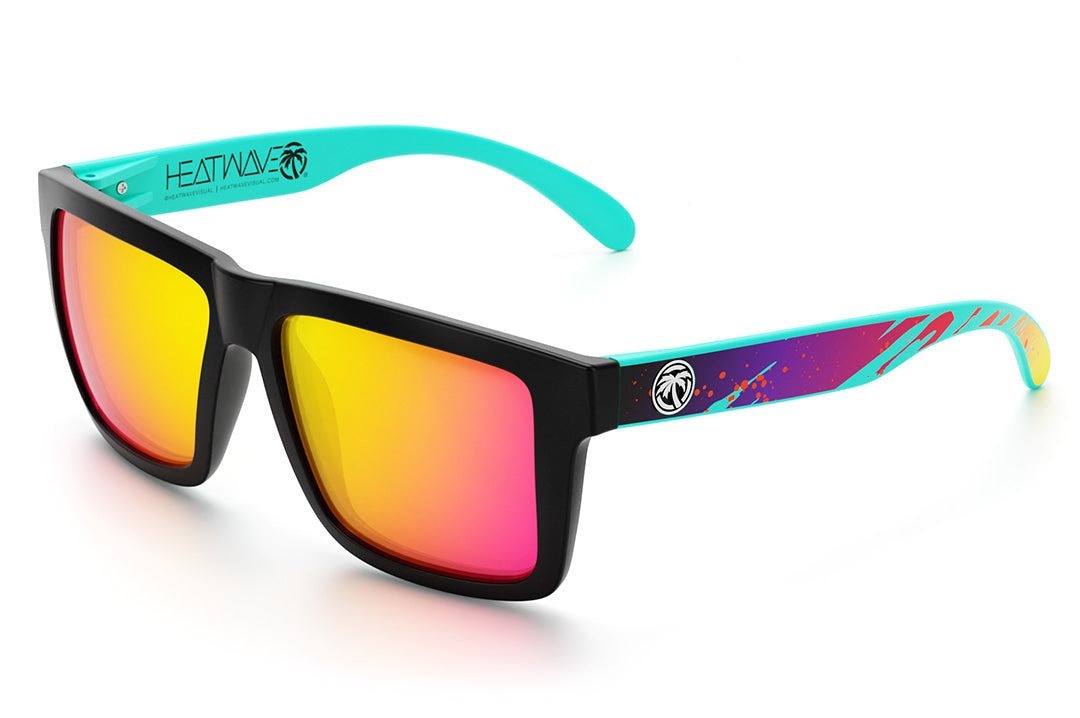 Heat Wave XL VISE Aqua Splash Customs Sunglasses
