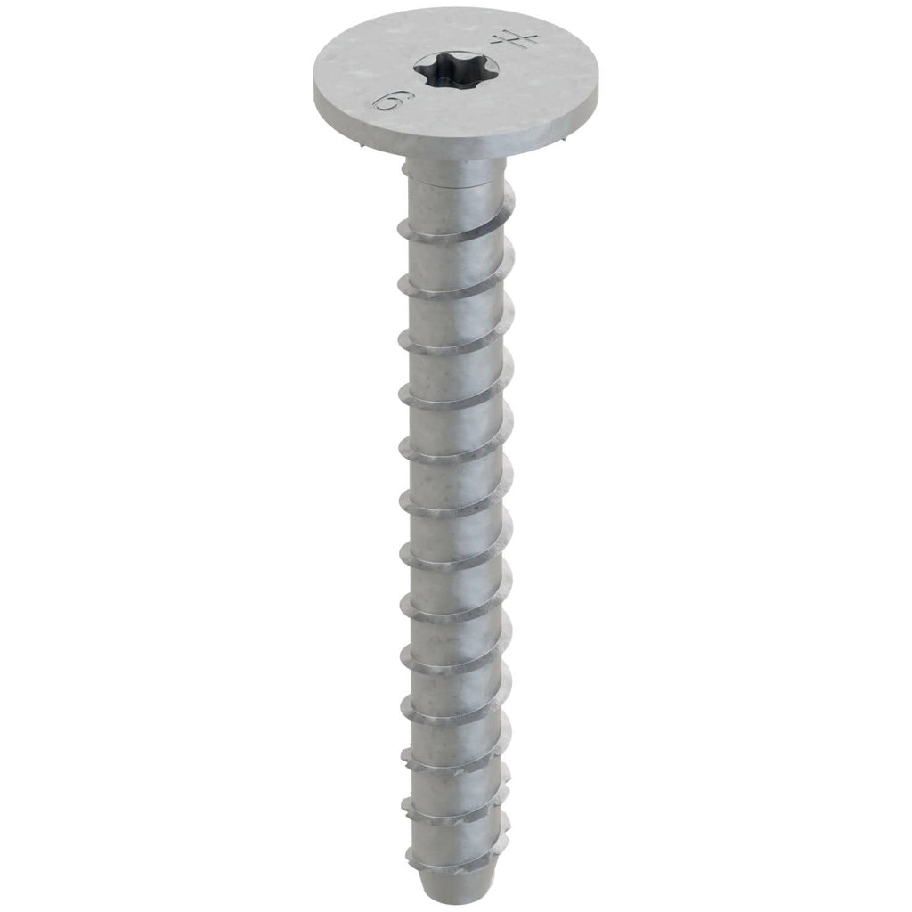 Simpson Strong-Tie THDB62600WHMG Titen HD 5/8-in. x 6-in. Mech. Galv. Washer-Head Heavy-Duty Screw Anchor, 10-Pack