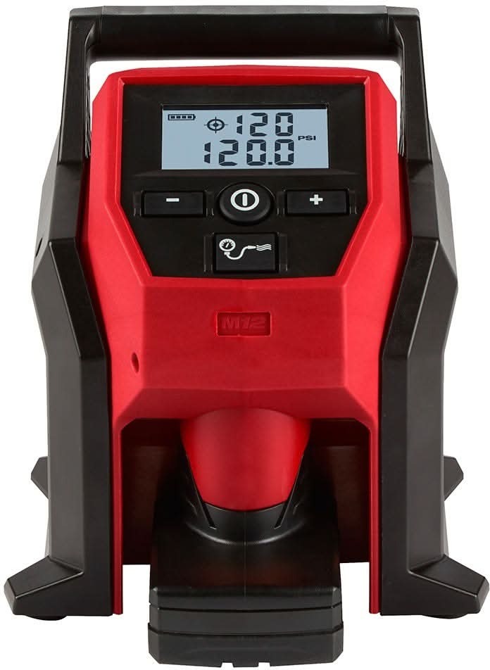 Milwaukee 2475-21XC M12 Cordless Compact Tire Inflator 4.0Ah Kit