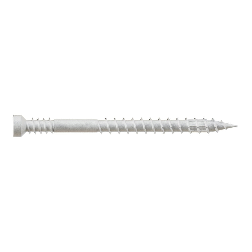 Simpson Strong-Tie FT07200R450W Finish Trim Screw, #7 x 2-in. T10, Trim-Head, Quik Guard, White, 450-Pack
