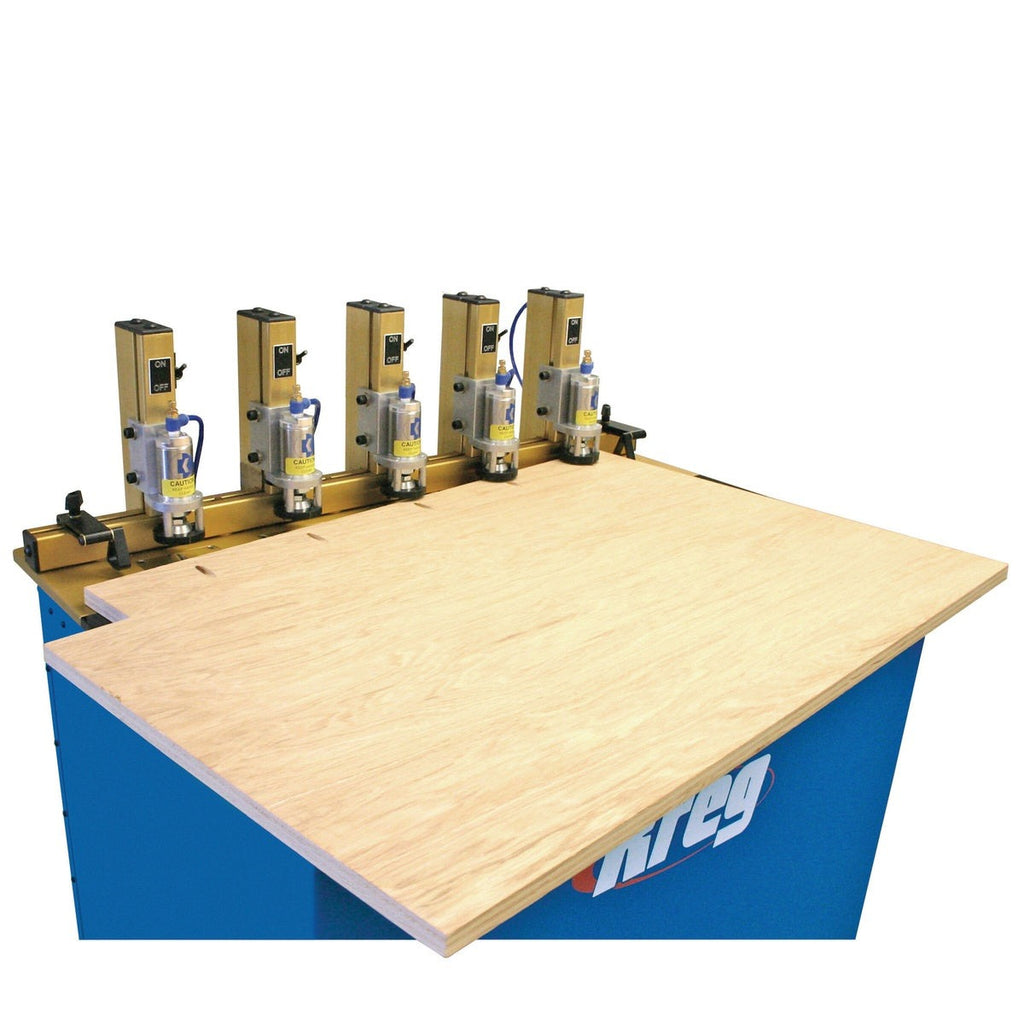 Kreg Tool Five-Spindle Pneumatic Panel-Boring Pocket Hole Machine (DK5100)