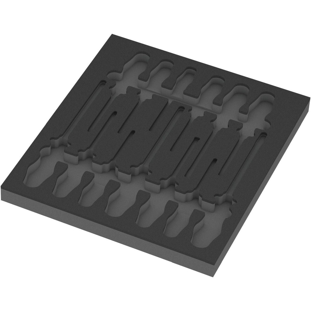 Wera 9814 Foam Insert The Chiseldriver Screwdriver Set 1, Empty, 344x30x392-mm.
