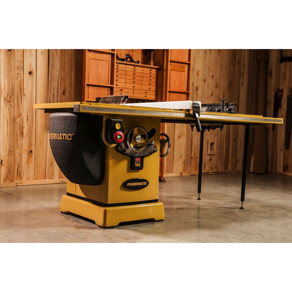 Powermatic PM25350WK 2000B table saw - 5HP 3PH 230/460V 50" RIP w/Accu-Fence & Workbench