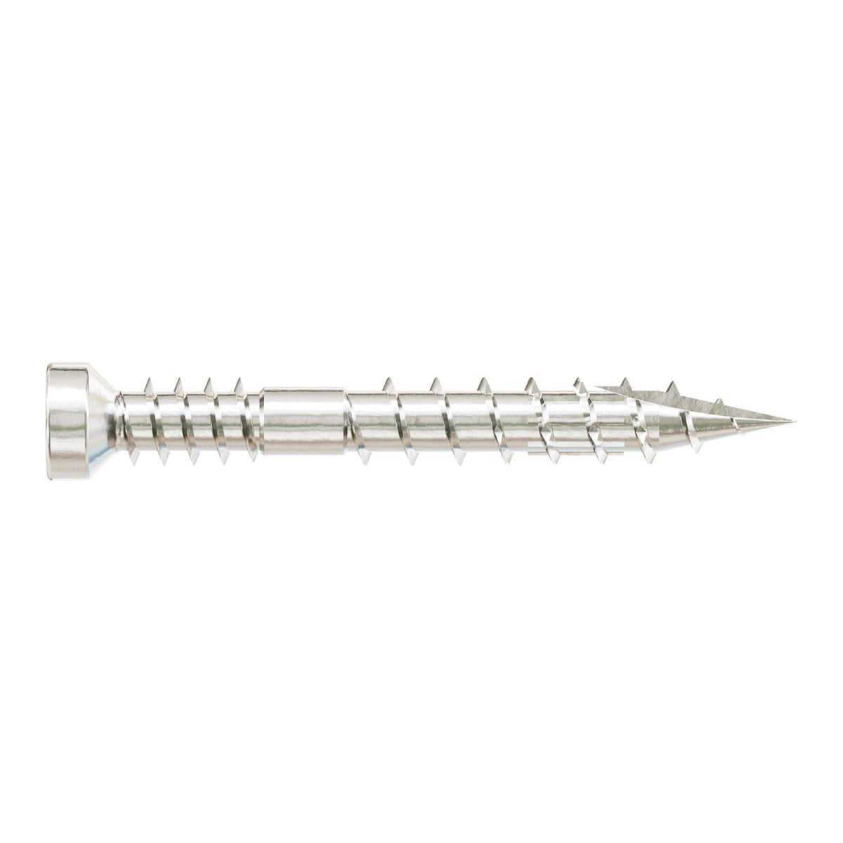 Simpson Strong-Tie FT07114T100 Finish Trim Screw, #7 x 1-1/4-in. T10, Trim-Head, Type 316, 100-Pack