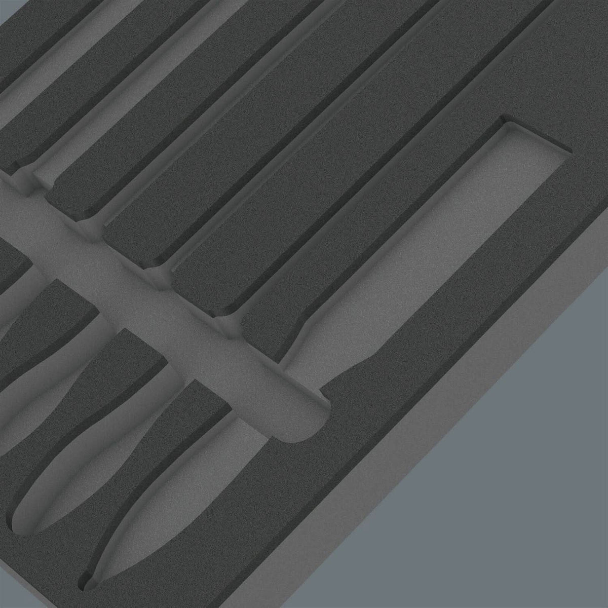 Wera 9883 Foam Insert Pferd File Set 1, Empty, 344x30x392-mm.