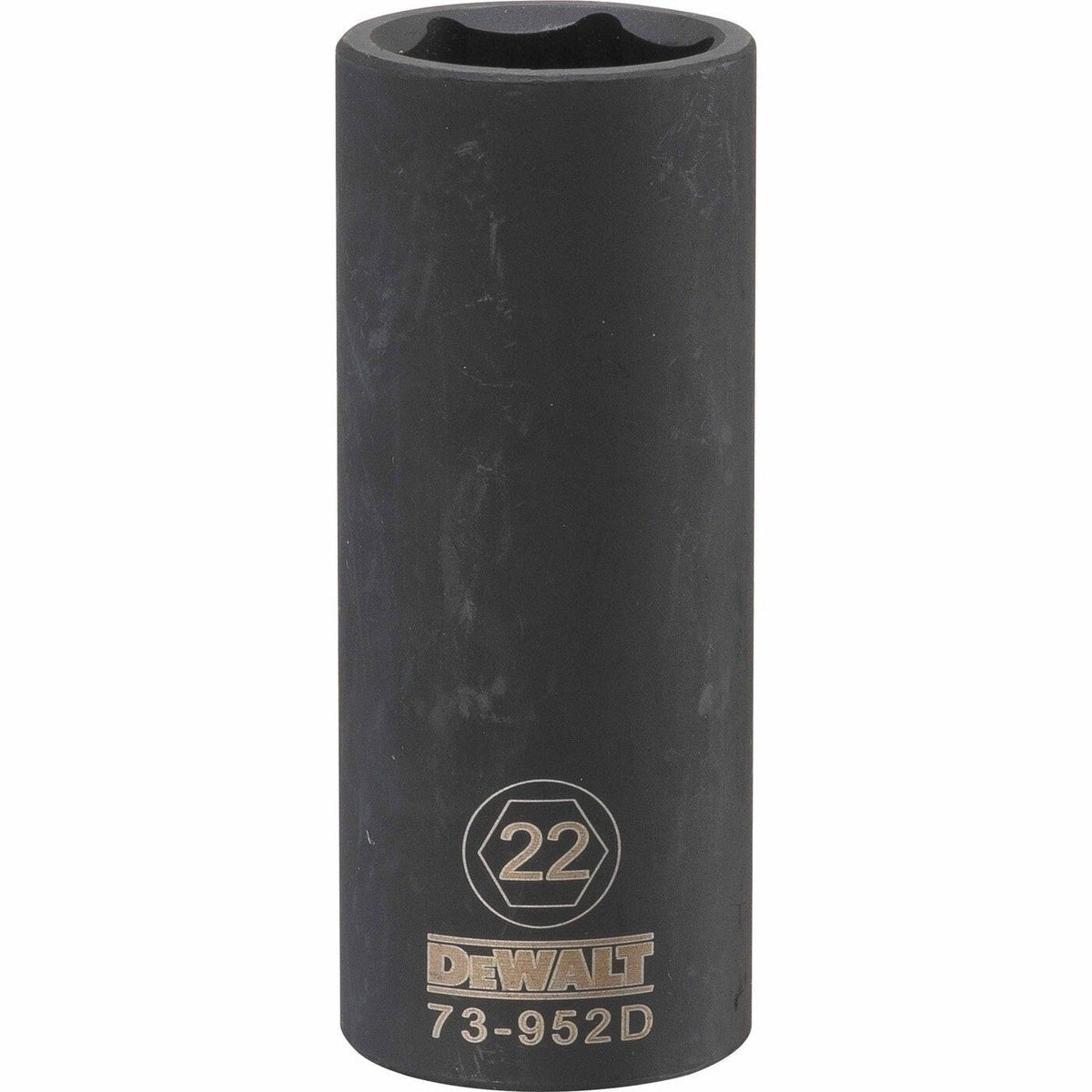 DeWalt 1/2-in. Drive 22 mm 6-Point Deep Impact Socket (DWMT73952OSP)