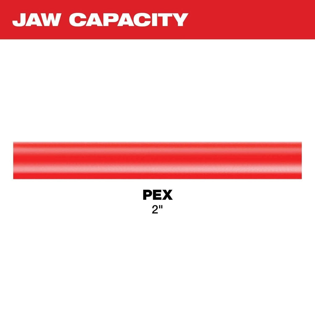 Milwaukee 49-16-2657C 2" PEX Crimp (F1807) Jaw for M18 FORCE LOGIC Press Tools
