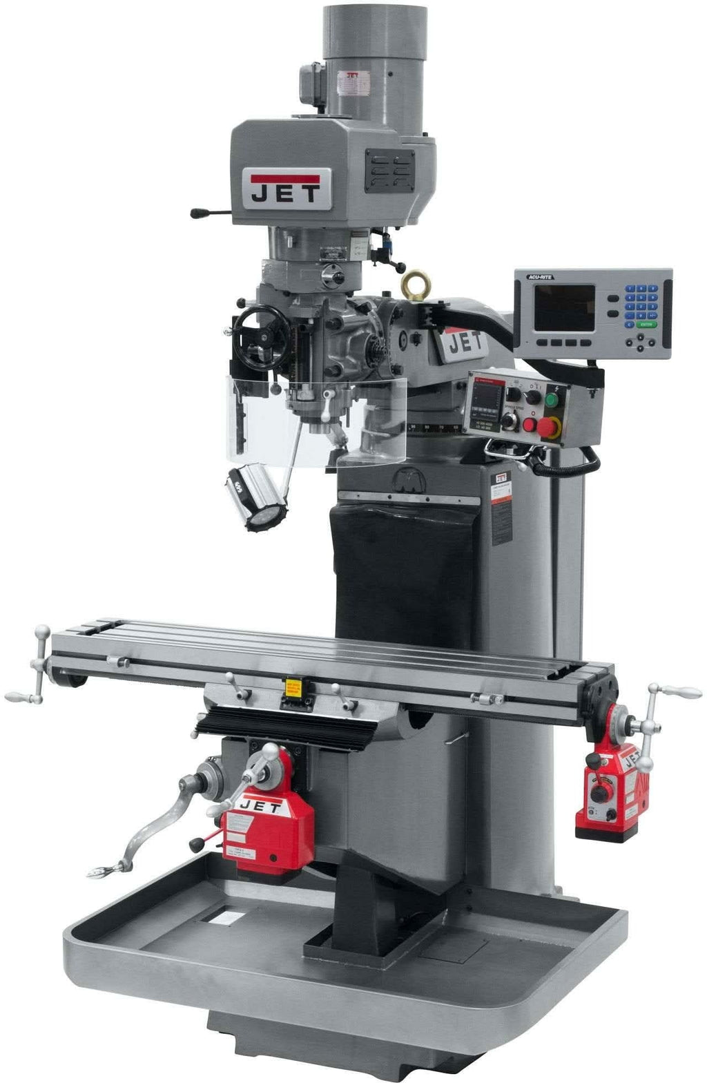 Jet Tools 690522 JTM-949EVS Mill With Acu-Rite 200S DRO With X and Y-Axis Powerfeeds