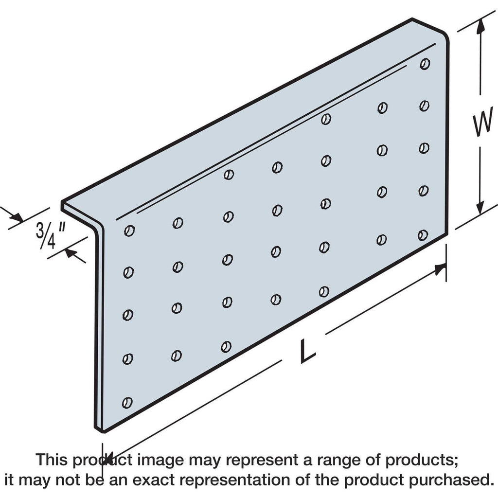 Simpson Strong-Tie TPA37 TPA 3-1/2-in. x 7-in. 20-Gauge Galvanized Tie Plate