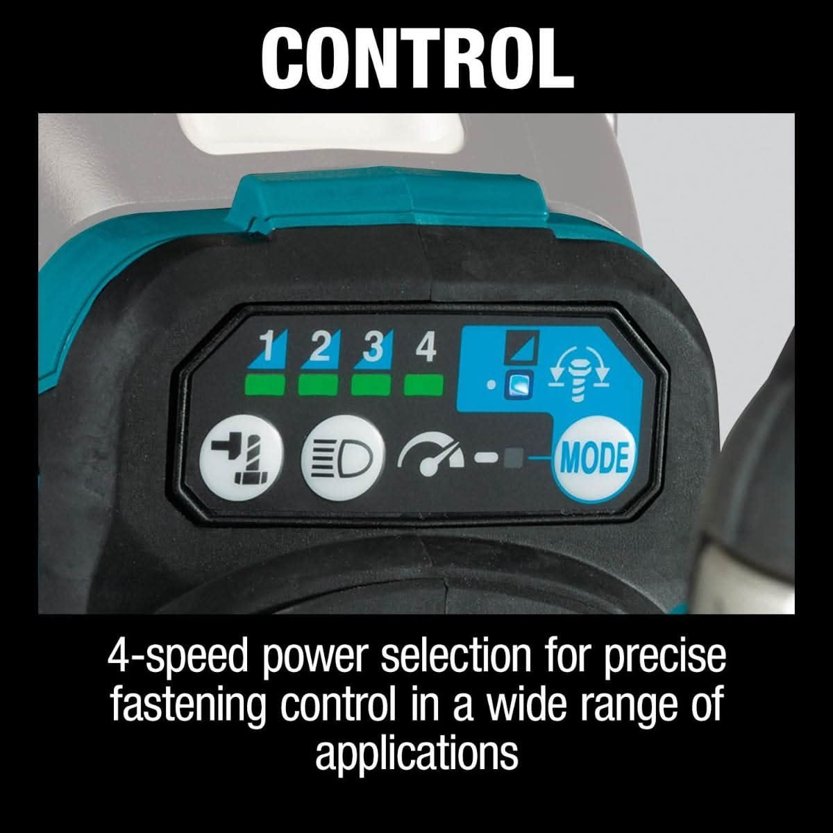 Makita XWT17Z 18V LXT Lithium-Ion Brushless Cordless 4-Speed Mid-Torque 1/2-Inch Sq. Drive Impact Wrench with Friction Ring Anvil, Tool Only