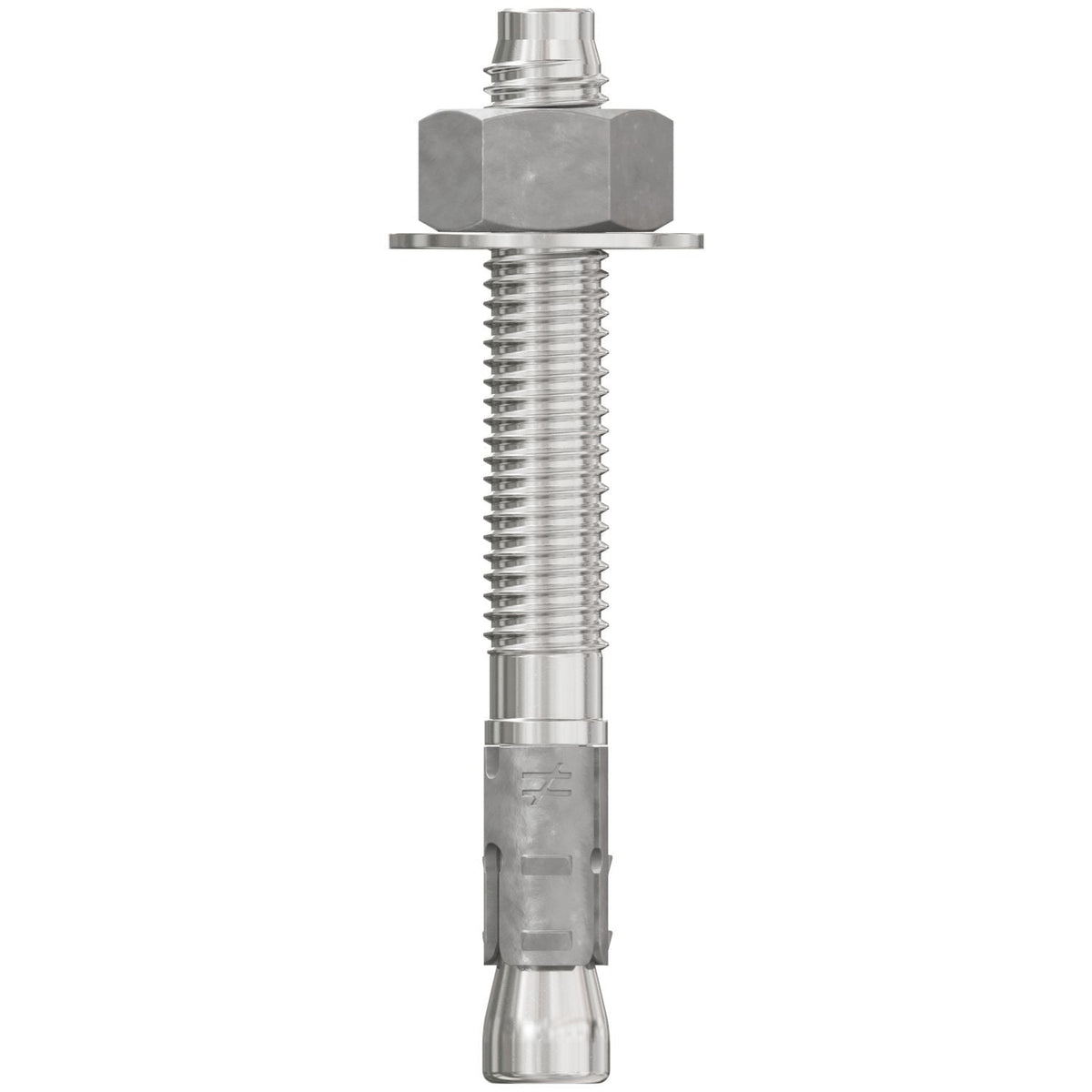 Simpson Strong-Tie STB2-50414S4F25 Strong-Bolt 2, 1/2-in. x 4-1/4-in. Type 304 Stainless-Steel Wedge Anchor, Fully Assembled, 25-Pack