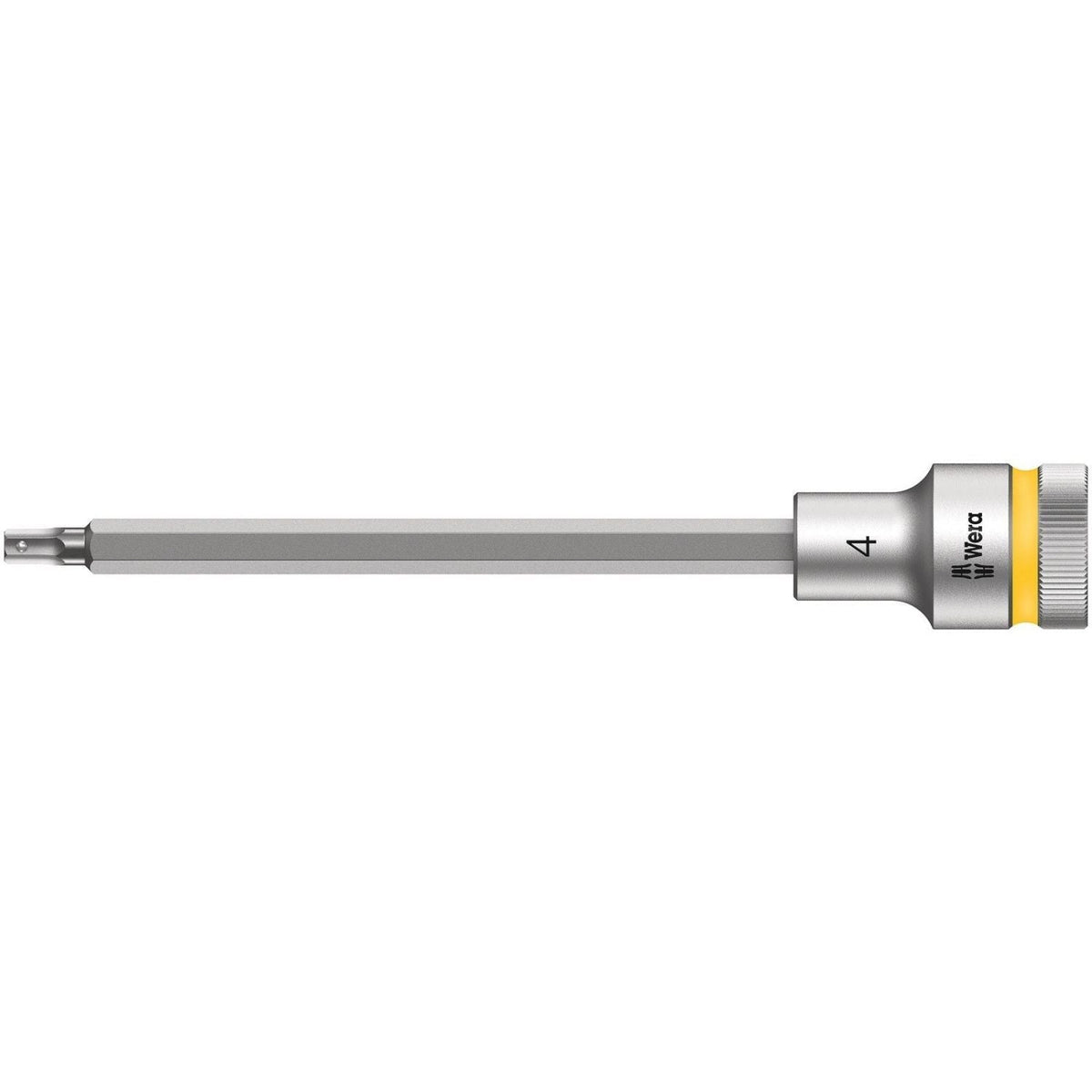 Wera 8740 C Hf Zyklop Bit Socket With 1/2-in. Drive With Holding Function, 4x140-mm.