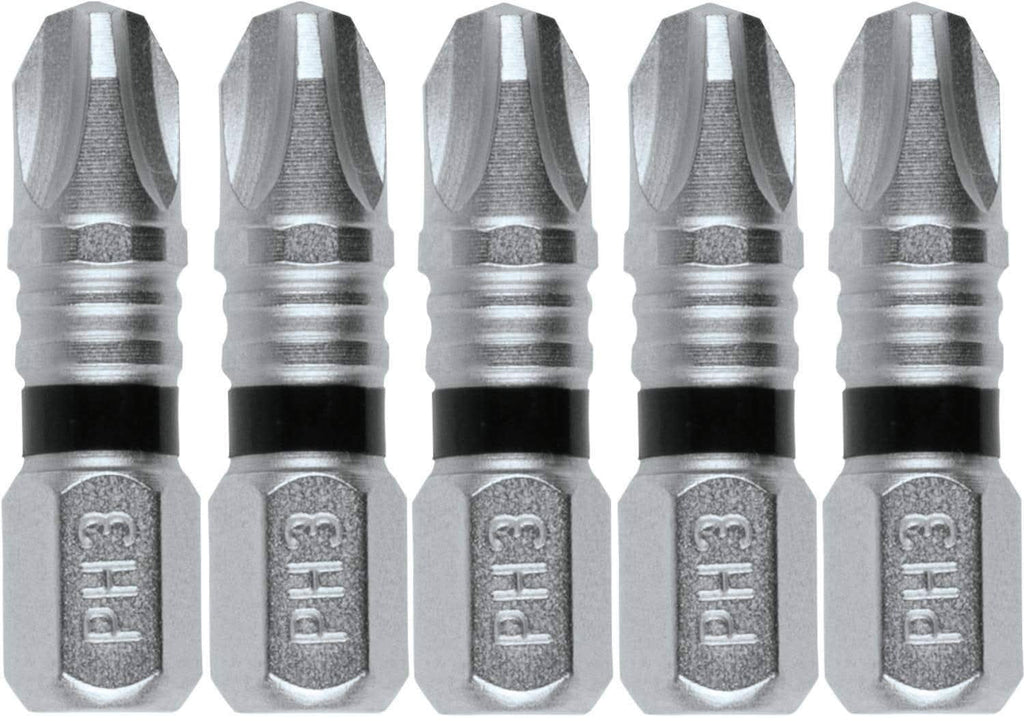 Makita E-00561 Impact XPS #3 Phillips 1" Insert Bit, 5/pk