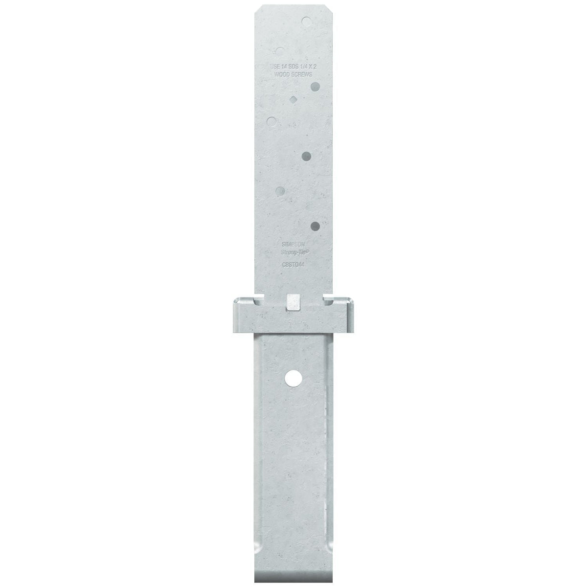 Simpson Strong-Tie CBSTQ44-SDS2HDG CBSTQ Hot-Dip Galvanized Standoff Column Base for 4x4 w/ SDS Screws