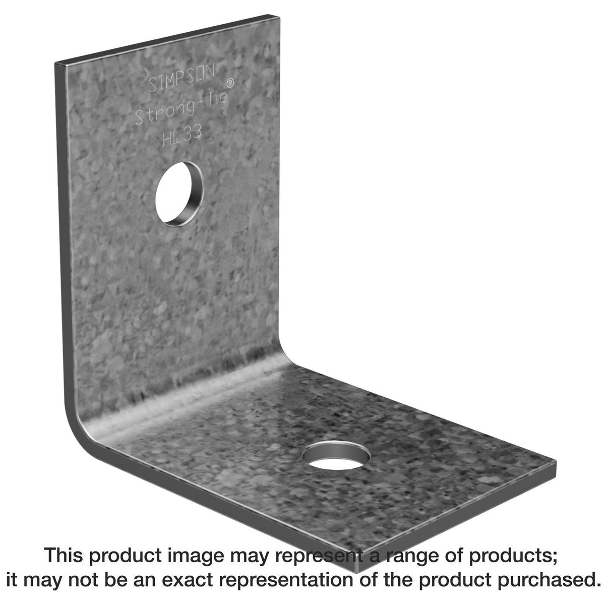 Simpson Strong-Tie HL33 HL 3-1/4-in. x 2-1/2-in. Galvanized Heavy Angle