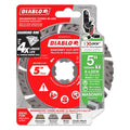 Diablo DDX050SET101C 5 Inch Diamond Segmented Turbo Masonry Cut-Off with X-LOCK arbor