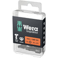 Wera 868/1 Imp Dc Diy Impaktor Square Head Socket Bit, # 3x25-mm., 10-Pieces