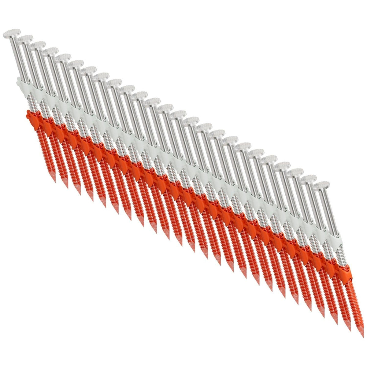 Simpson Strong-Tie T11A250CNB 20°–22° Plastic Strip, Full Round Head, Ring-Shank Nail, 2-1/2-in. x 0.120-in. Type 316, 4000-Pack