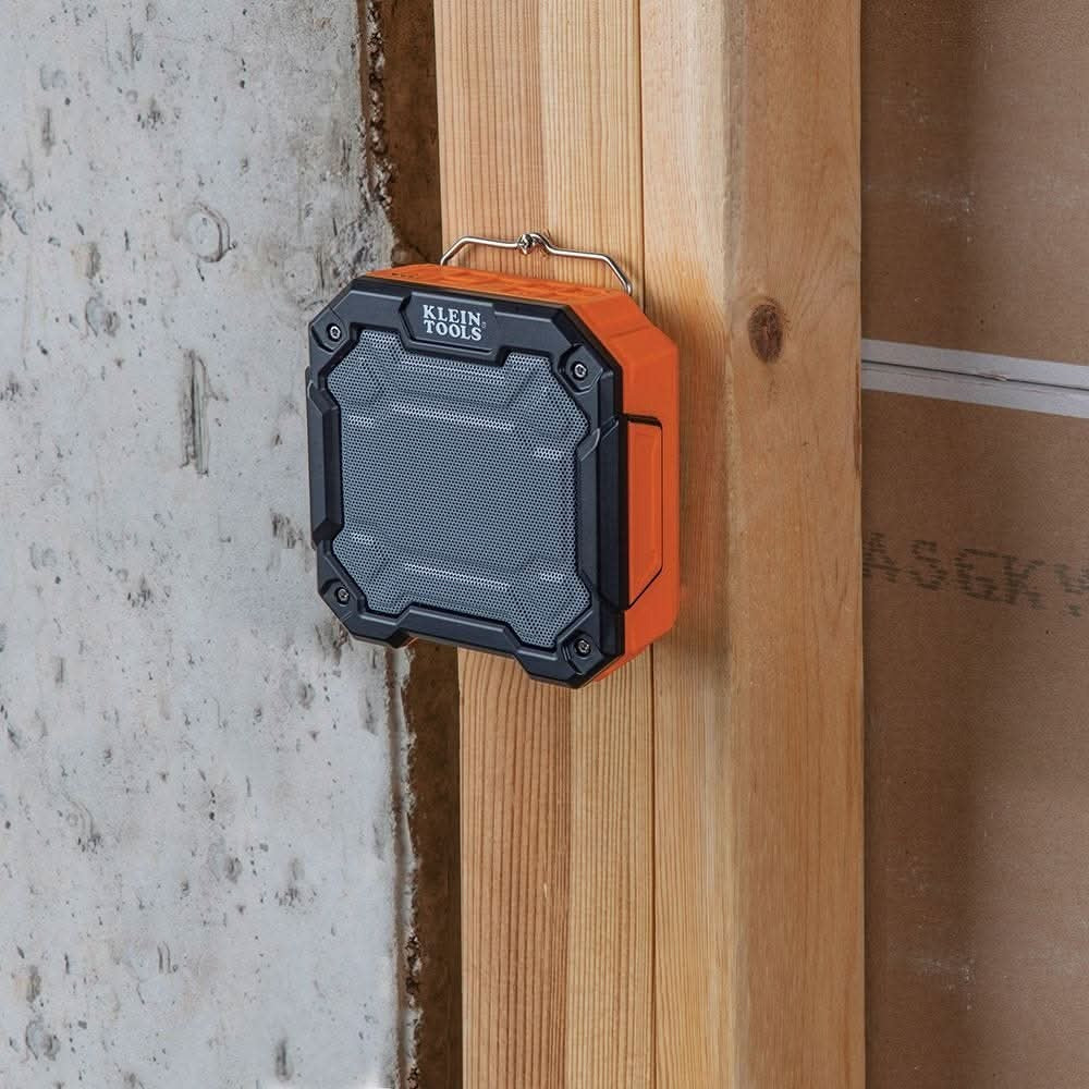 Klein AEPJS3 Portable Bluetooth Jobsite Speaker with Magnet and Hook