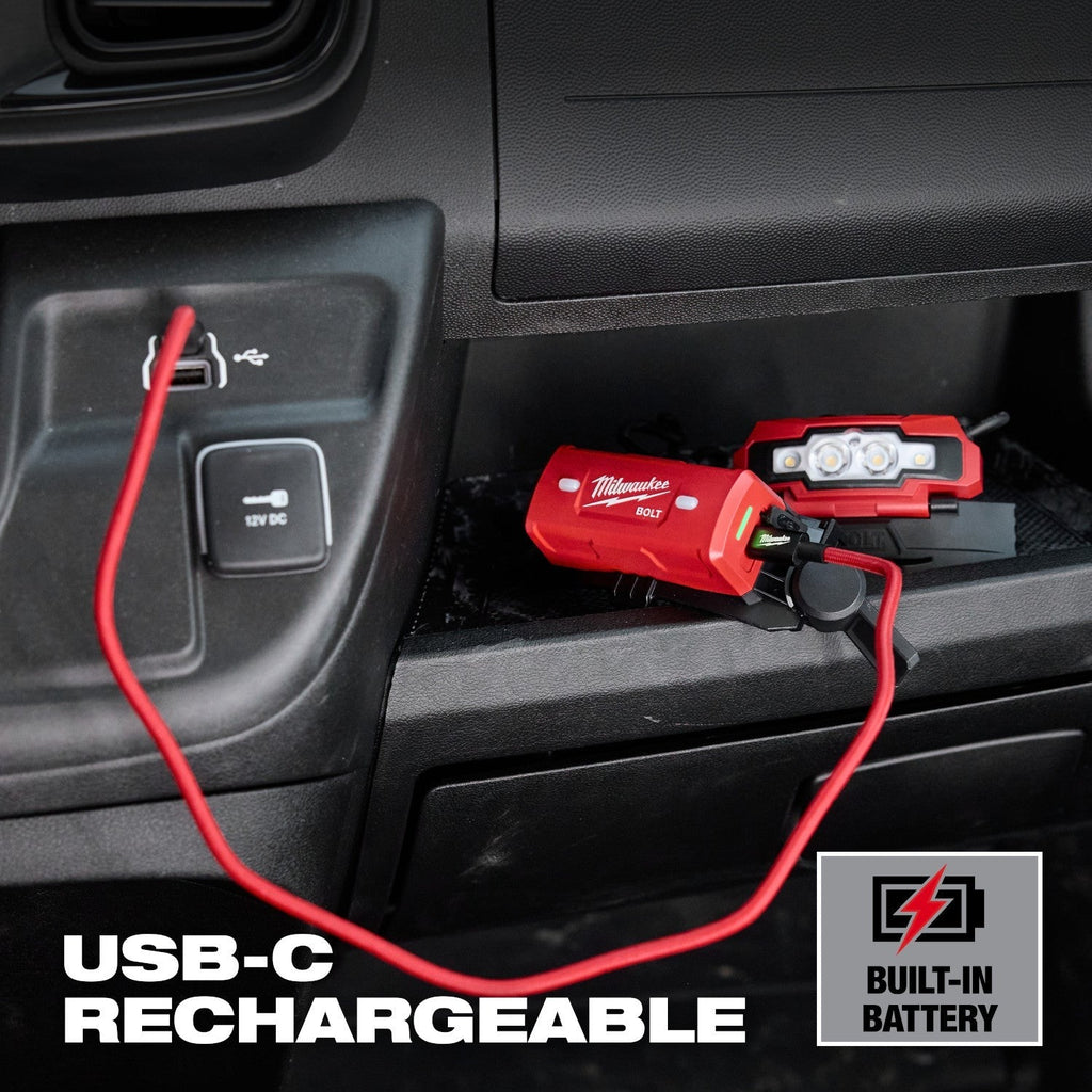 Milwaukee 2018R MILWAUKEE BOLT Rechargeable Low-Profile Headlamp