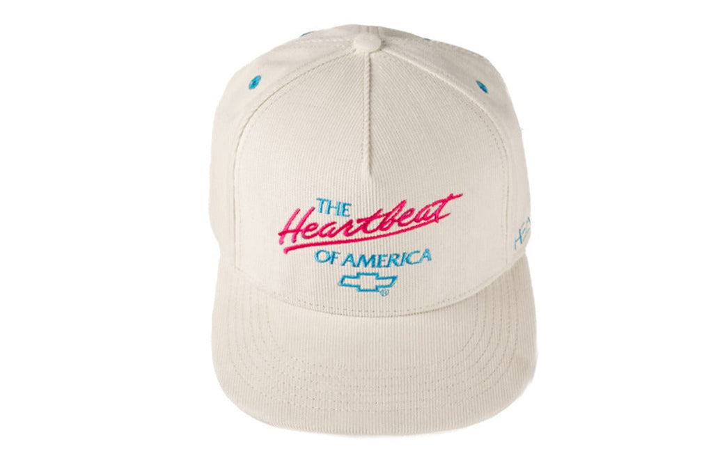 Heat Wave OFF WHITE Cord Chevrolet Heartbeat of America Hat