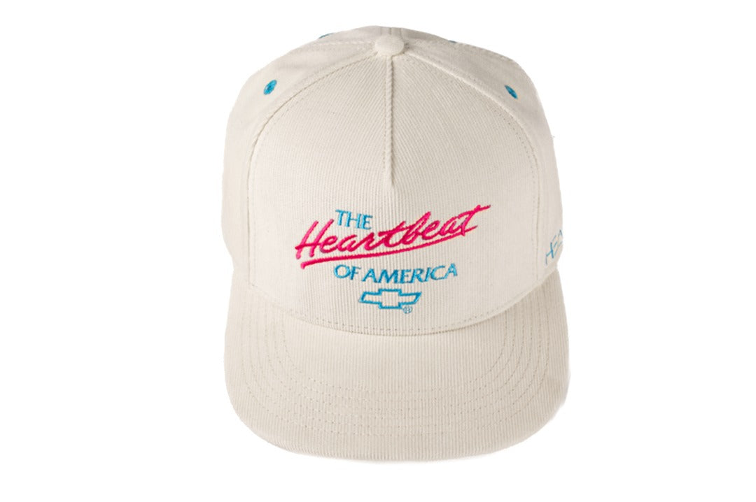 Heat Wave OFF WHITE Cord Chevrolet Heartbeat of America Hat