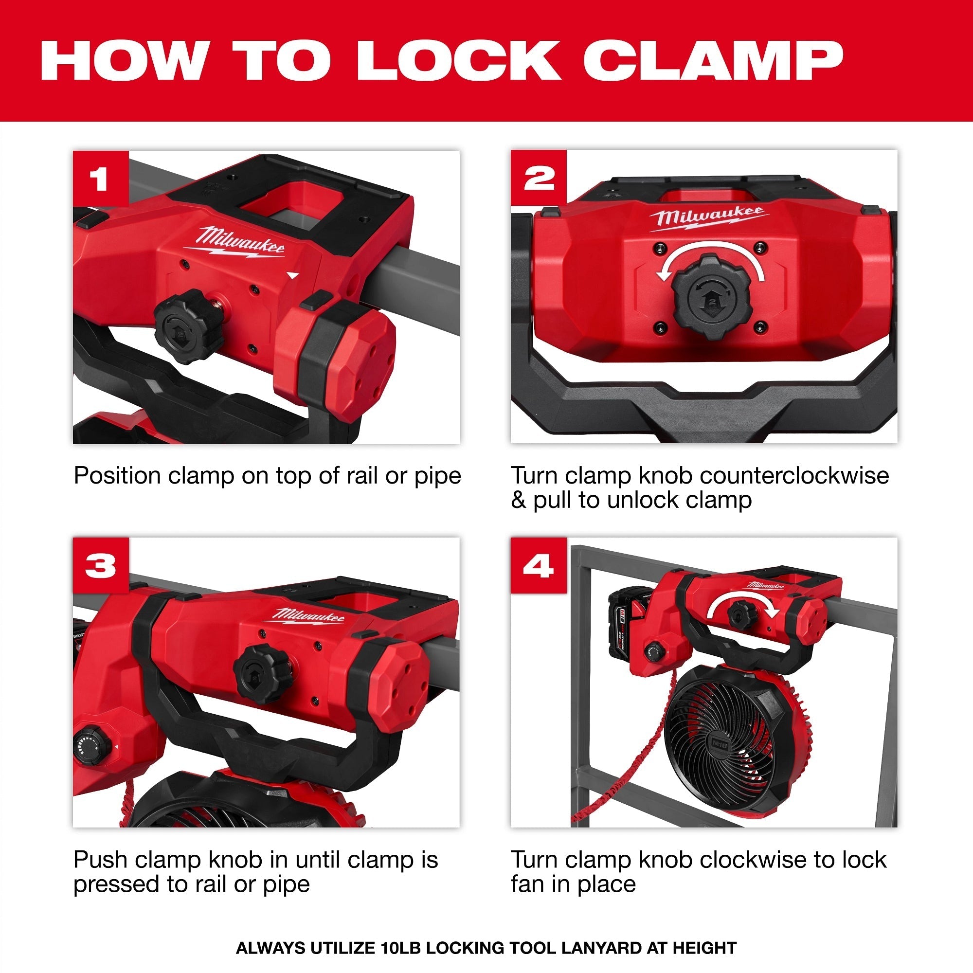 Milwaukee 0817-20 M18 Brushless Scissor Lift Fan, Tool Only