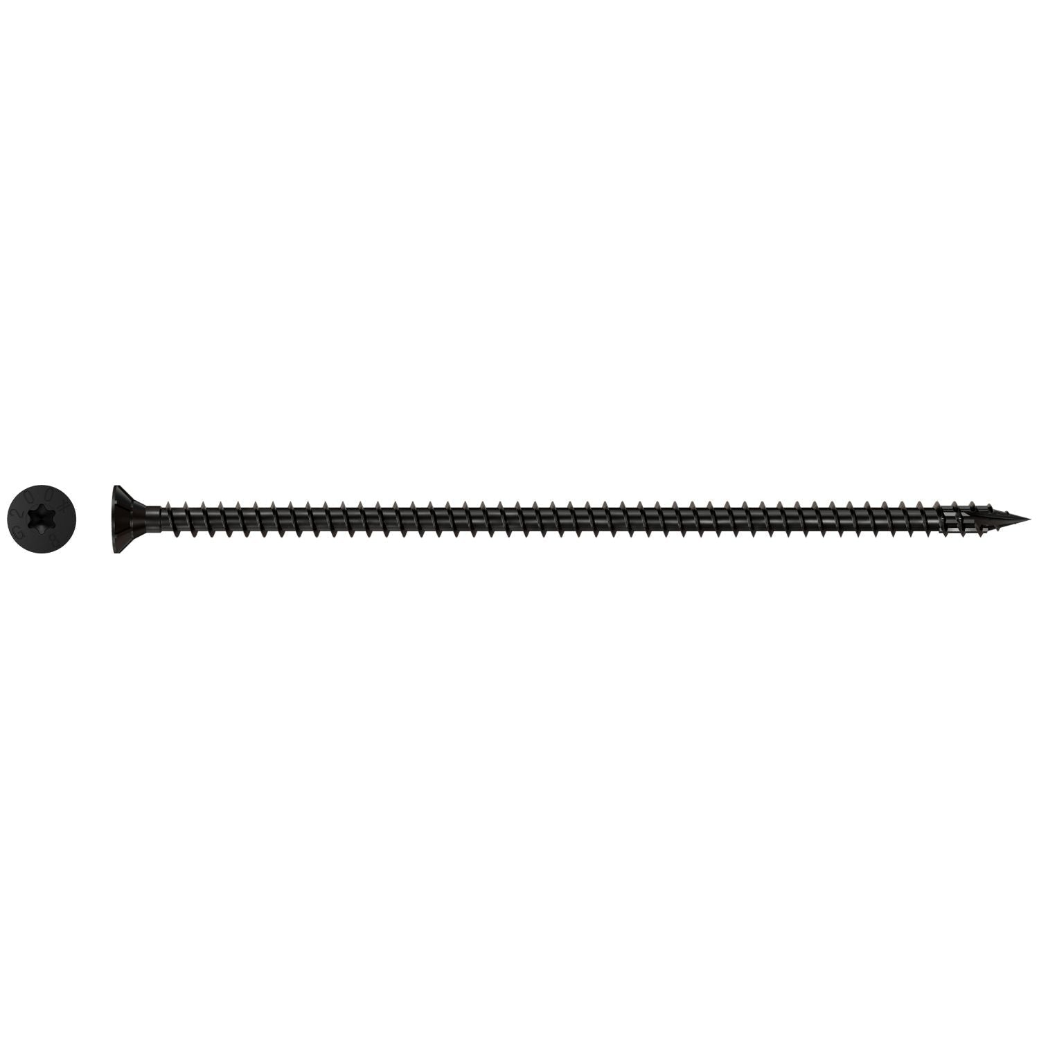 Simpson Strong-Tie SDCF8X200 Strong-Drive SDCF TIMBER-CF Screw, 0.315-in. x 7-7/8-in. T40, E-Coat, 250-Pack