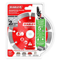Diablo DMADS0500 5 Inch Diamond Segmented Cut-Off Discs for Masonry