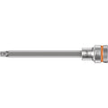 Wera 8740 B Hf Zyklop Bit Socket With Holding Function, 3/8-in. Drive, 3/16-in.x107-mm.