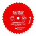 Diablo D0736CF 7-1/4-in. x 36-Teeth Steel Demon Cermet II Saw Blade for Thick Metal