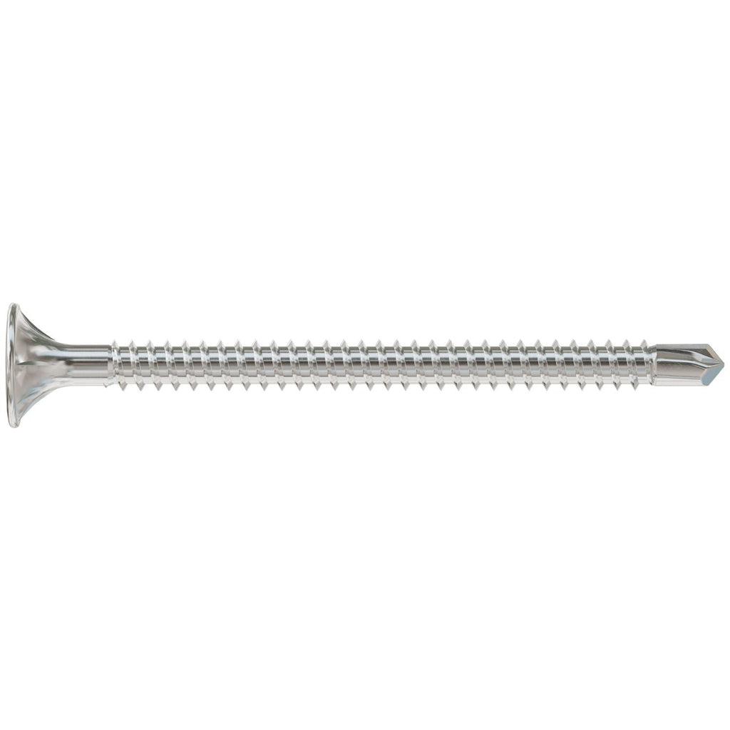 Simpson Strong-Tie F08T225WDB Self-Drilling Fiber-Cement Screw, #8 x 2-1/4-in. #2 Square Drive, Type 410, 2500-Pack