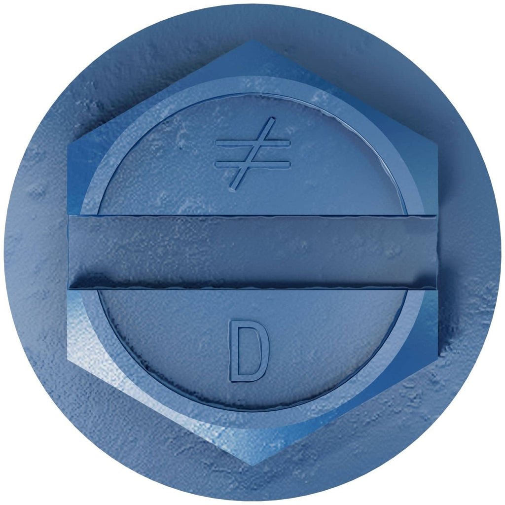 Simpson Strong-Tie TNT18314H Titen Turbo, 3/16-in. x 3-1/4-in. Hex-Head Concrete and Masonry Screw, Blue, 100-Pack