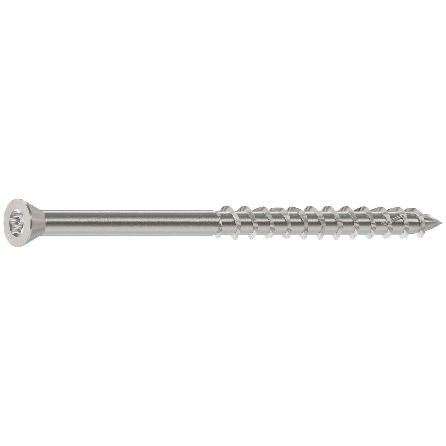 Simpson Strong-Tie S07250WP5 Deck-Drive DWP WOOD SS Screw, #7 x 2-1/2-in. T-15, Trim Head, Type 305, 5-lb.